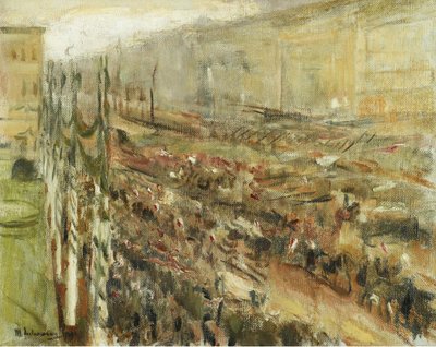 Einzug der Truppen auf dem Pariser Platz von Max Liebermann